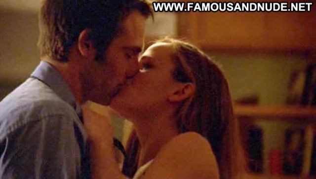 Jennifer Garner Alias Kissing Shirt Skirt Bra Nice