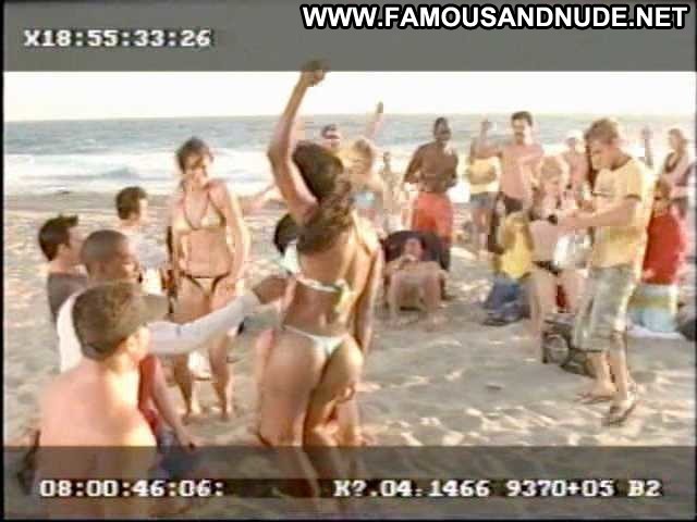 Kenya Moore Nude Sexy Scene Cloud 9 Thong Bikini Ass Slender