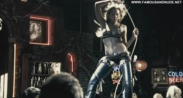 Jessica Alba Nude Sexy Scene Sin City Leather American Bar