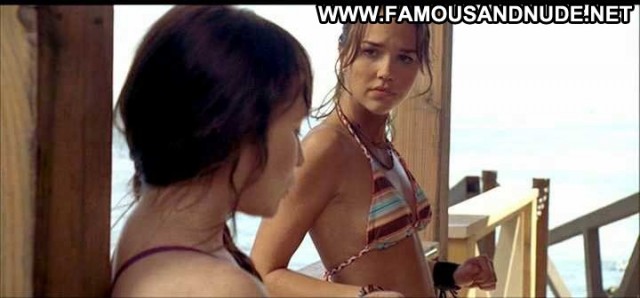 Arielle Kebbel The Uninvited Swimsuit Bikini Balcony Hot Female Sexy