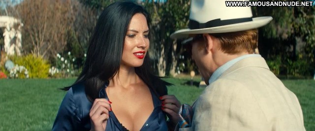 Olivia Munn Bench Famous Posing Hot Bra Shirt Celebrity