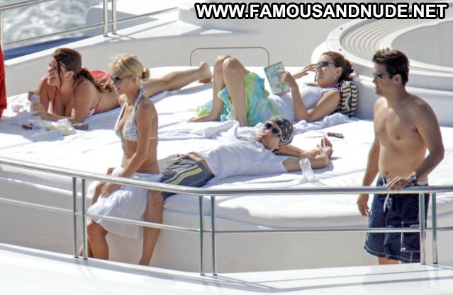 Anna Kournikova Sport Woman Yacht Bikini Blonde Female Babe