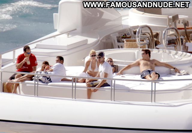 Anna Kournikova Yacht Sport Woman Bikini Blonde Female Sexy