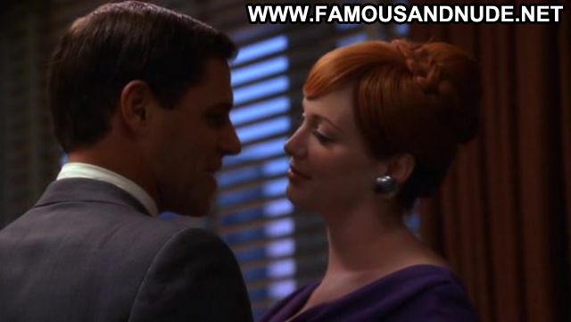 Christina Hendricks Nude Sexy Scene Mad Men Redhead Floor