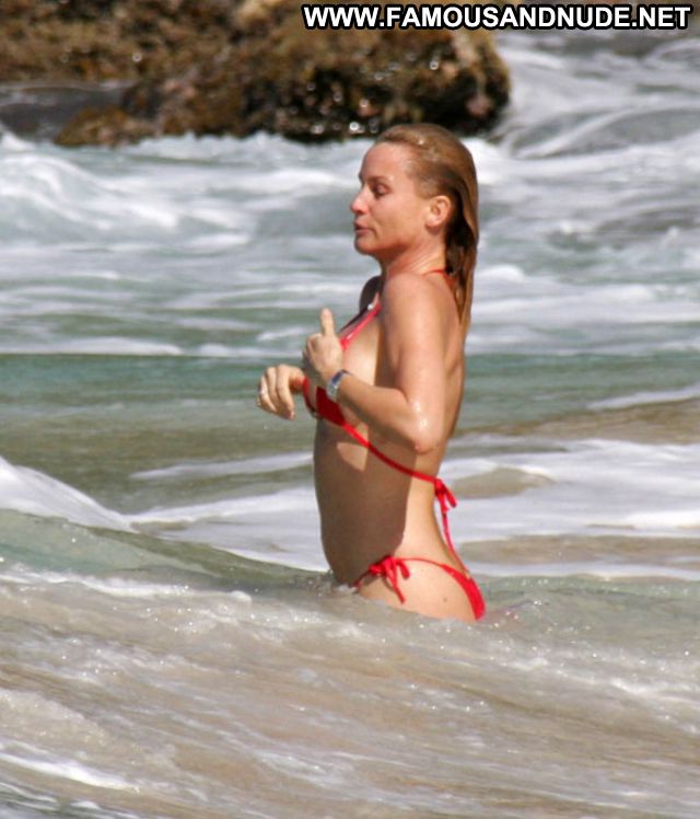 Nicollette Sheridan Nude Sexy Scene Beach Bikini Blonde Babe