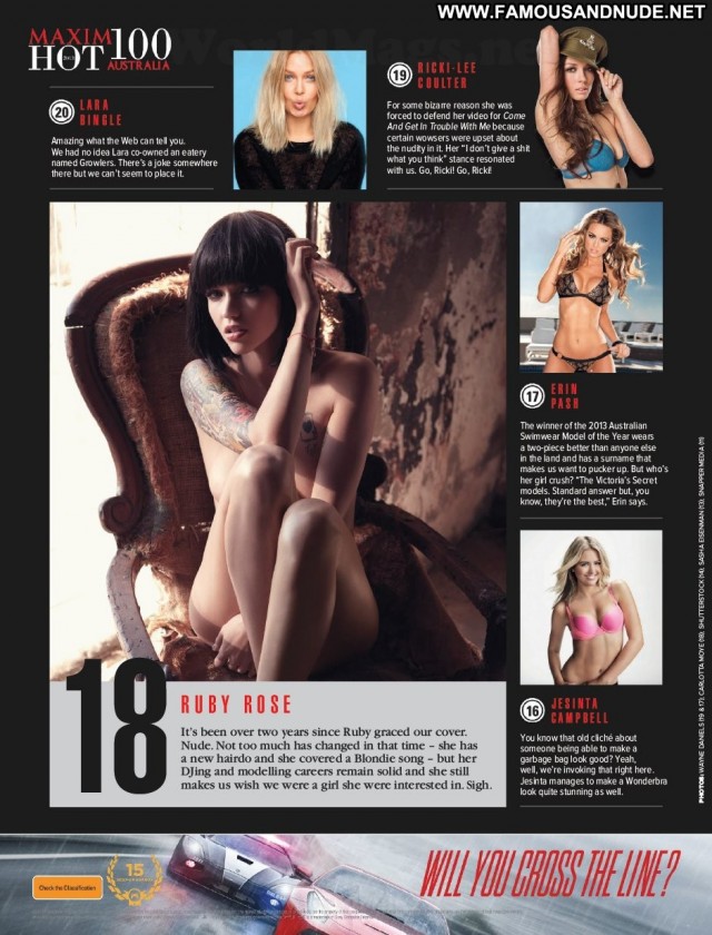Jennifer Hawkins Maxim Magazine Beautiful Babe Posing Hot Celebrity