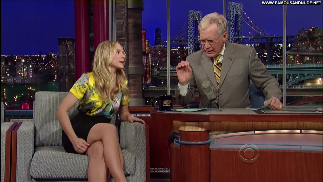 Kristen Bell The Late Show Babe Beautiful Posing Hot Celebrity Sexy