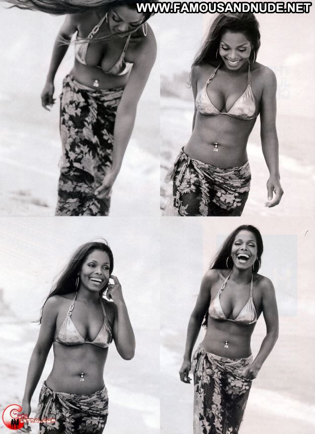 Janet Jackson No Source Celebrity Famous Babe Bikini Lingerie