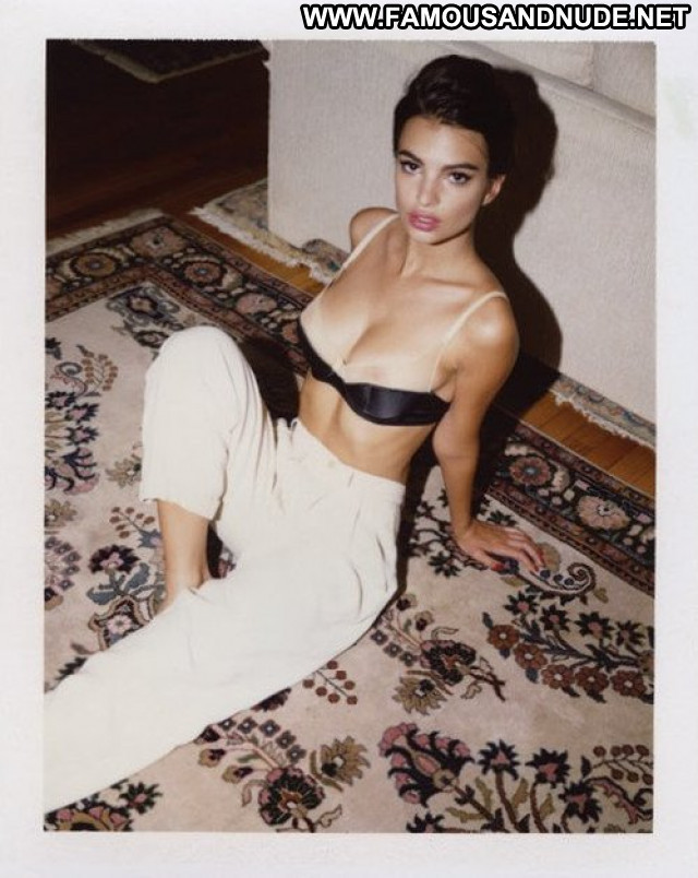 Emily Ratajkowski Jonathan Leder  Beautiful Celebrity Nude Posing Hot