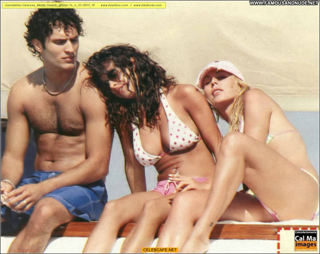 Melita Toniolo No Source Boat Celebrity Posing Hot Beautiful Bikini