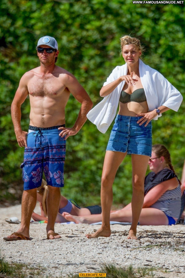 Kelly Rohrbach No Source Celebrity Beach Paparazzi Topless Babe