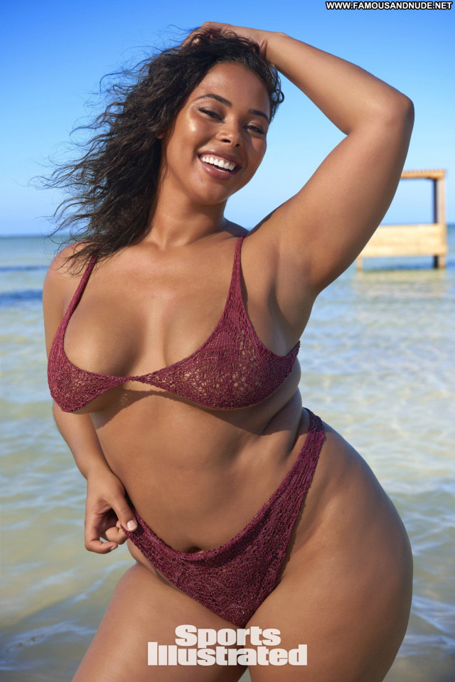 Tabria Majors Sports Illustrated Swimsuit Car Winter Bikini Sex Bar