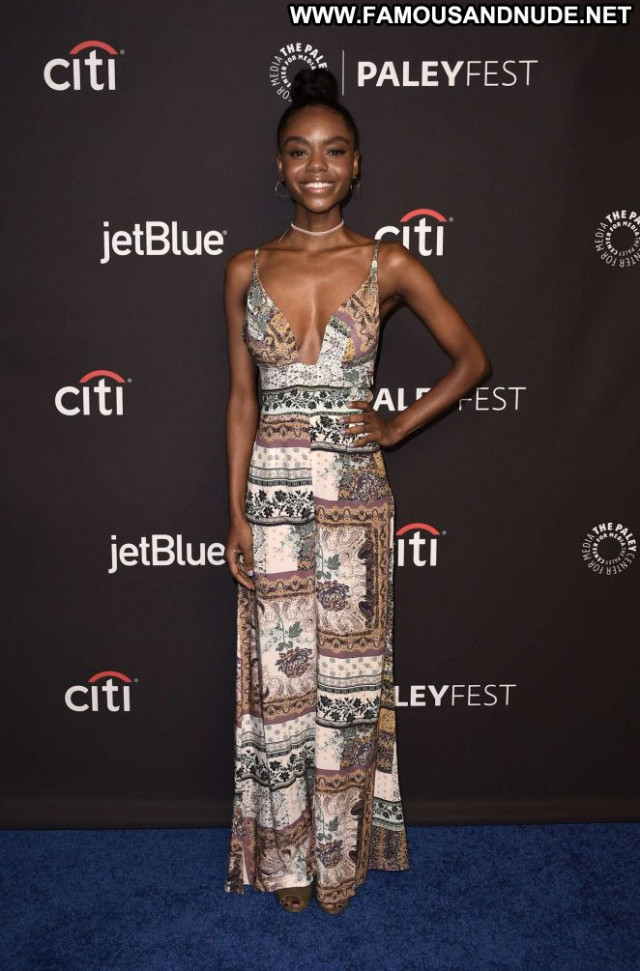 Ashleigh Murray Los Angeles Tv Show Celebrity Posing Hot Paparazzi