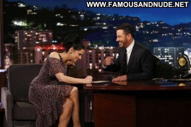 Sarah Silverman Jimmy Kimmel Live Beautiful Los Angeles Posing Hot