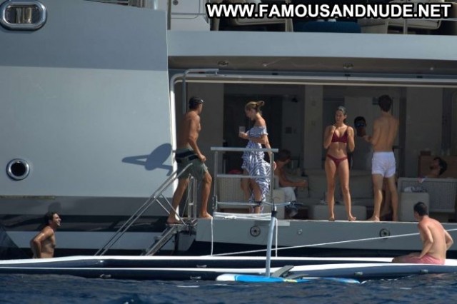 Sara Sampaio No Source Yacht Paparazzi Posing Hot Celebrity Ibiza