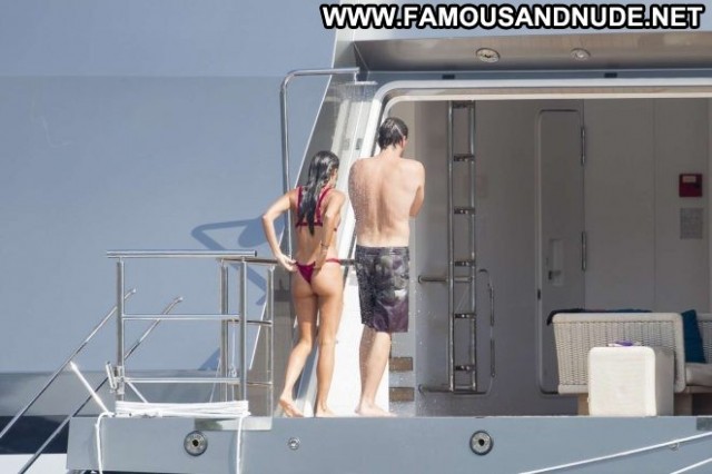 Sara Sampaio No Source Yacht Posing Hot Babe Paparazzi Bikini