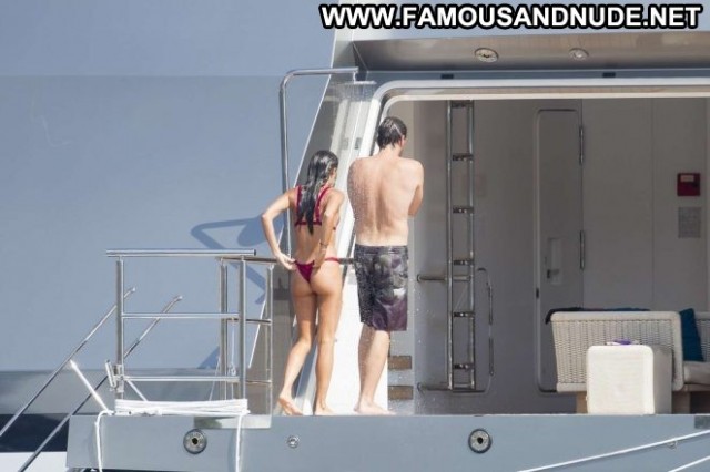 Sara Sampaio No Source Yacht Posing Hot Babe Paparazzi Bikini