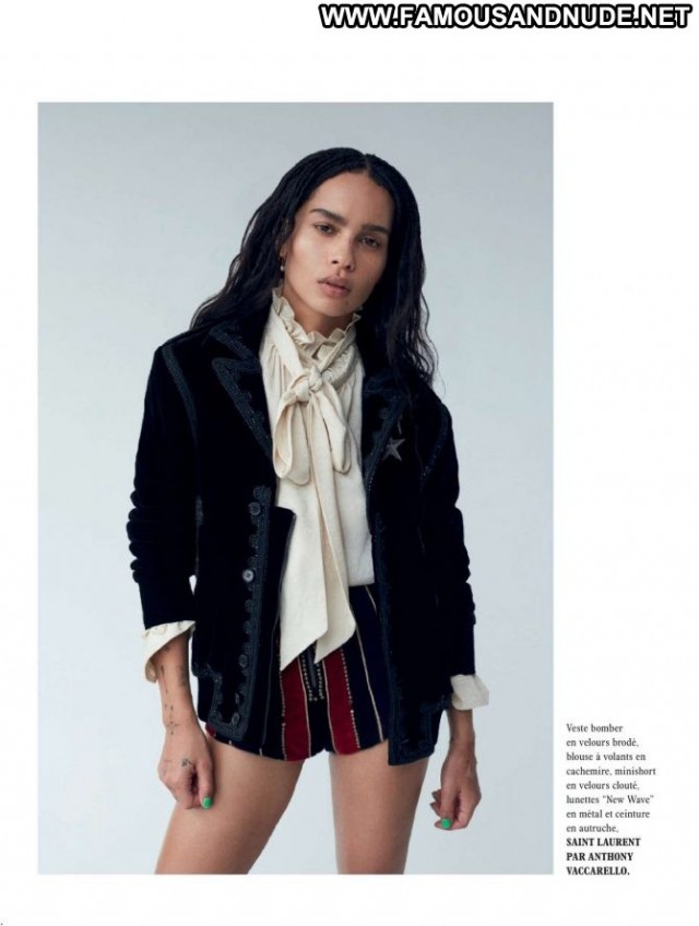 Zoe Kravitz S Magazine Babe Posing Hot Paparazzi Paris Beautiful