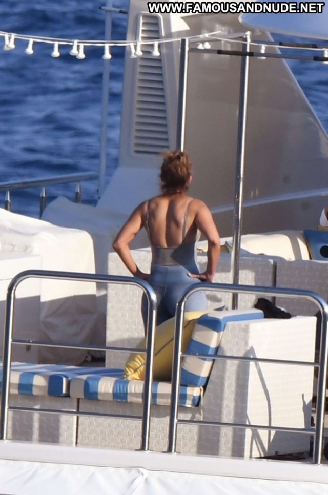 Jennifer Lopez No Source Babe Swimsuit Boat Italy Paparazzi Celebrity