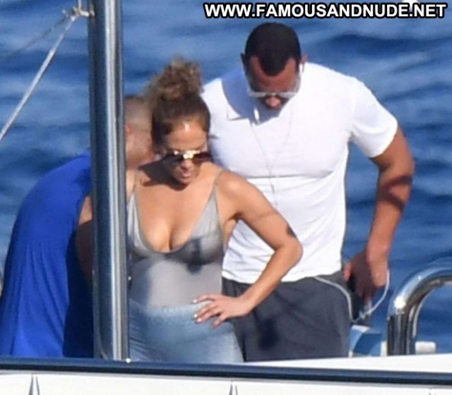 Jennifer Lopez No Source Babe Beautiful Swimsuit Paparazzi Boat