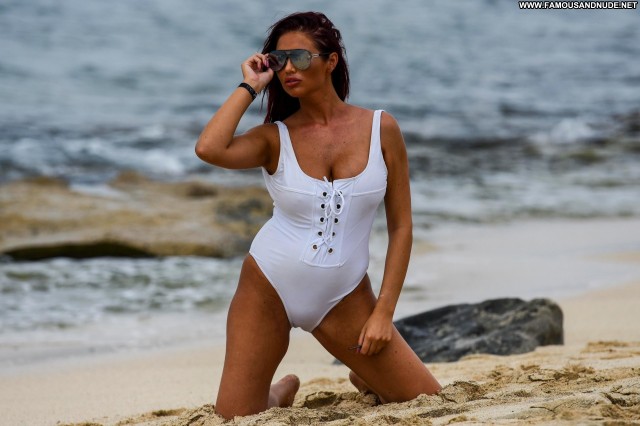 Amy Childs The Beach Model Beach Bus Posing Hot Sexy Cape Verde