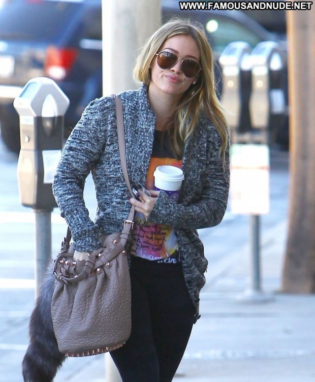 Hilary Duff West Hollywood Beautiful Hollywood Celebrity Babe Posing