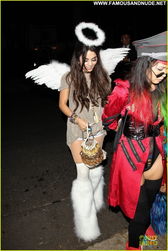 Vanessa Hudgens Halloween Party In Beverly Hills High Resolution