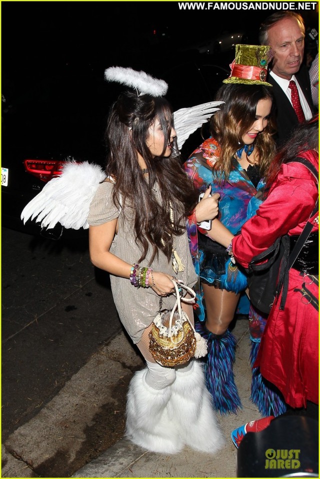 Vanessa Hudgens Halloween Party In Beverly Hills  Babe Posing Hot