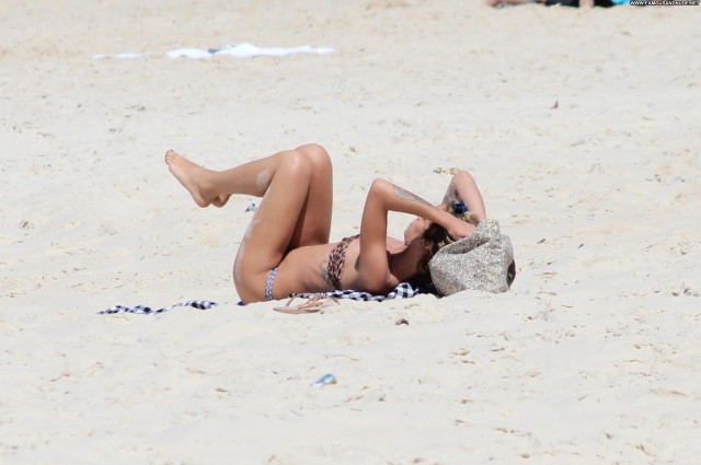 Alice Dellal The Beach Beach Celebrity Model Posing Hot Babe