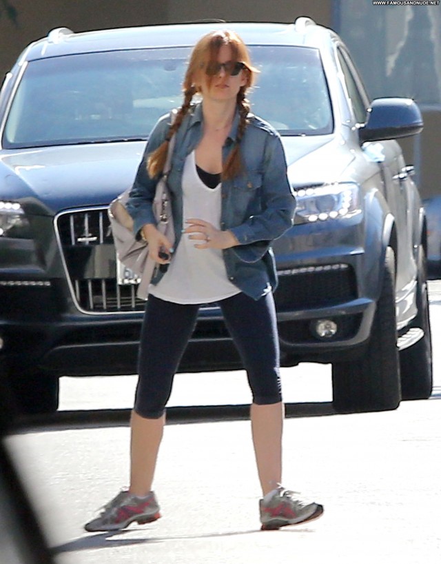 Isla Fisher Studio City Gym Beautiful High Resolution Candids