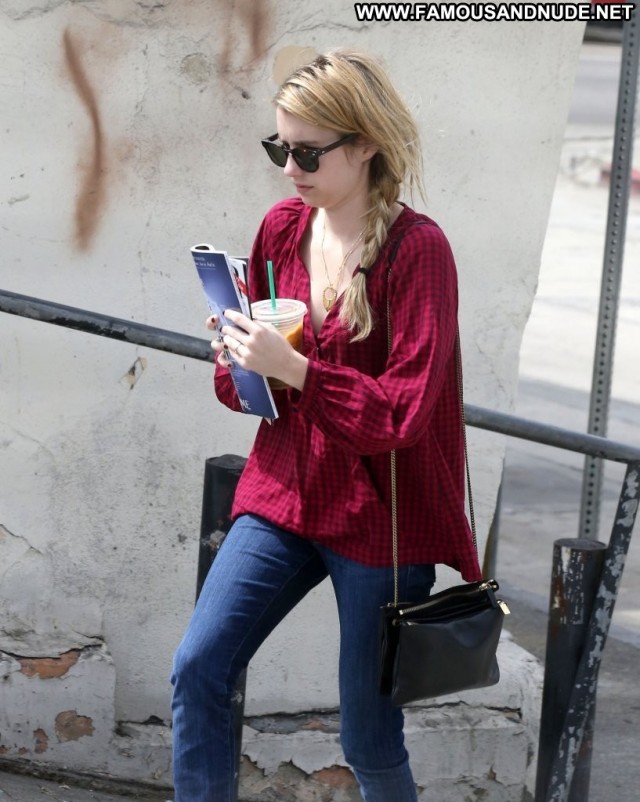 Emma Roberts West Hollywood Beautiful Celebrity Posing Hot Babe