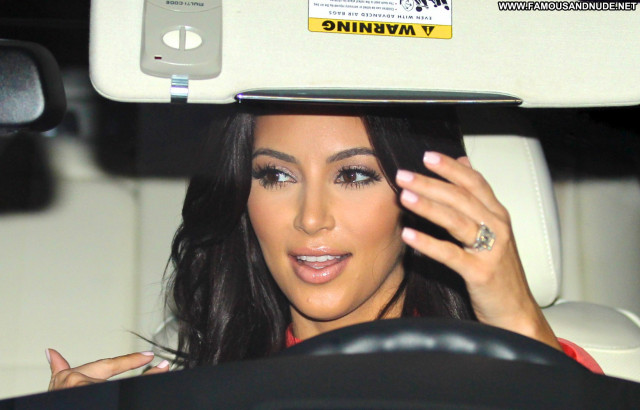 Kim Kardashian Beverly Hills Nail Salon Babe Posing Hot High