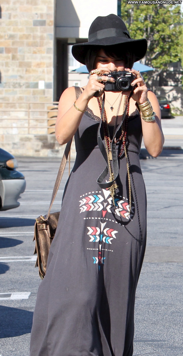 Vanessa Hudgens Studio City Posing Hot Celebrity Beautiful High