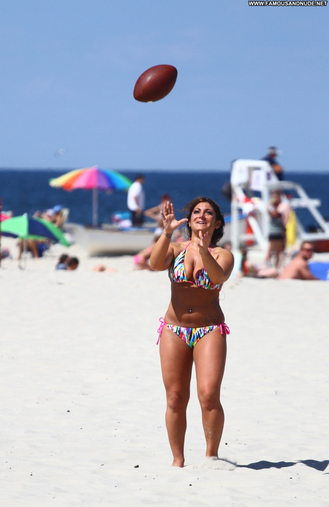 Deena Cortese Jersey Shore Posing Hot Bikini High Resolution Beach