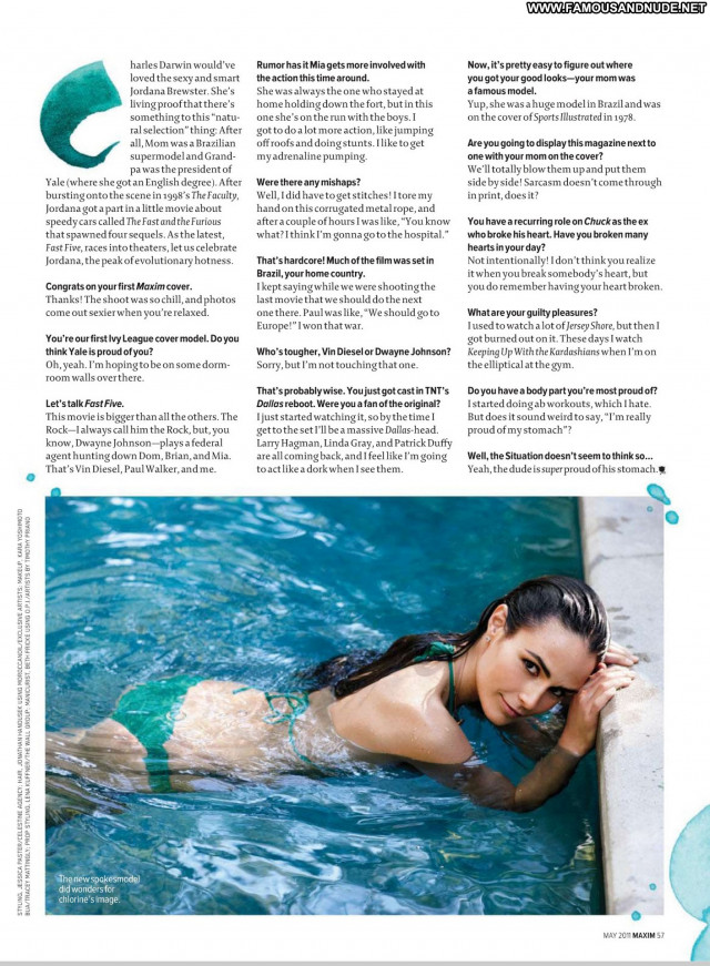 Jordana Brewster Maxim Magazine  Beautiful Babe Celebrity Magazine