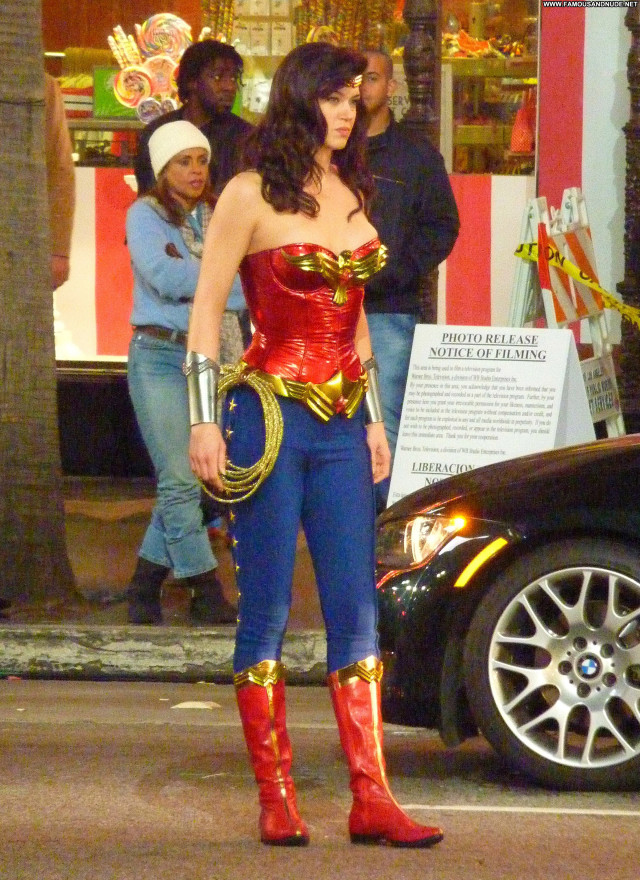 Adrianne Palicki Wonder Woman Posing Hot Celebrity Halloween