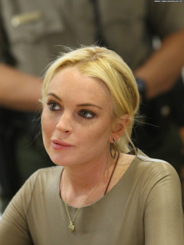 Lindsay Lohan Los Angeles Beautiful Posing Hot Celebrity Los Angeles