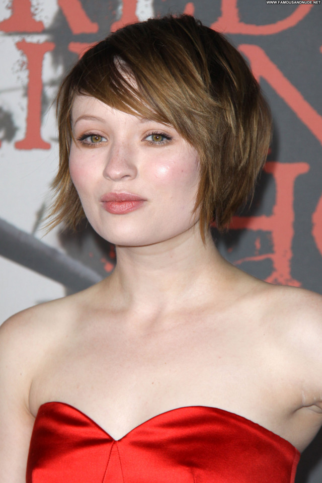 Emily Browning Red Riding Hood Posing Hot Beautiful Babe Celebrity