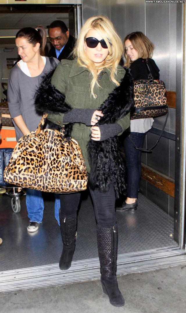 Jessica Simpson Lax Airport Lax Airport Celebrity Beautiful High