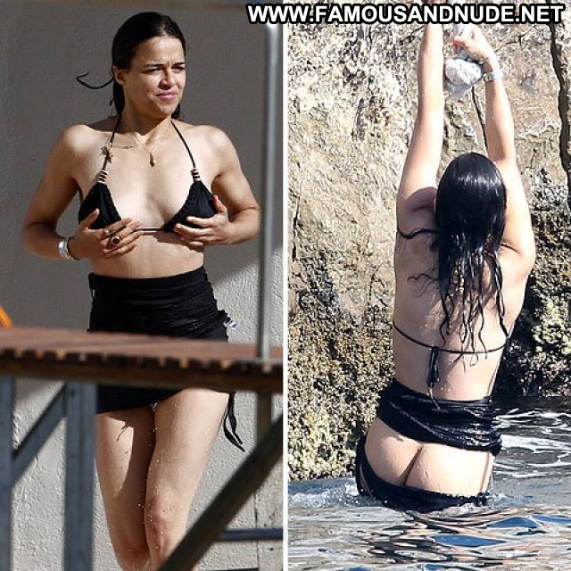 Michelle Rodriguez No Source Usa Sea Bikini Celebrity Posing Hot