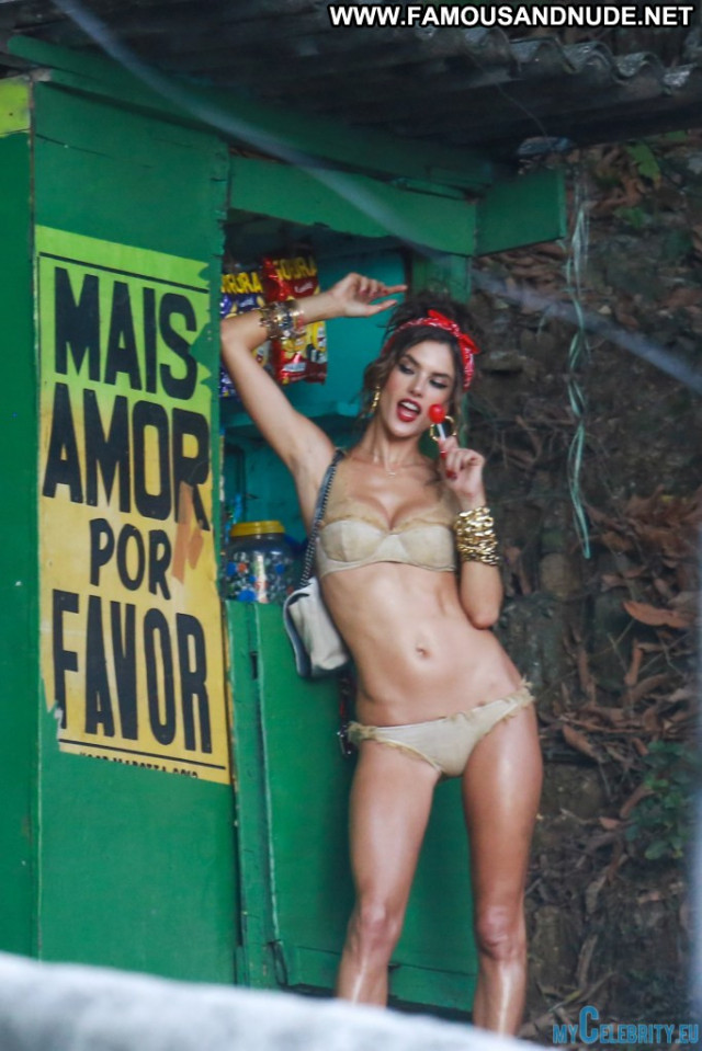 Alessandra Ambrosio No Source Posing Hot Bikini Swimsuit Celebrity