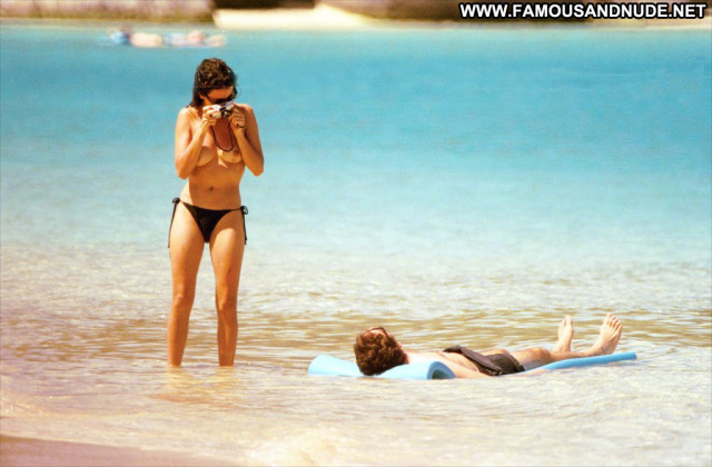 Penelope Cruz The Beach Celebrity Babe Beach Posing Hot Topless