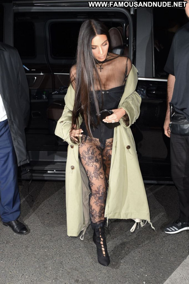 Kim Kardashian No Source Paris Beautiful Celebrity Panties Babe