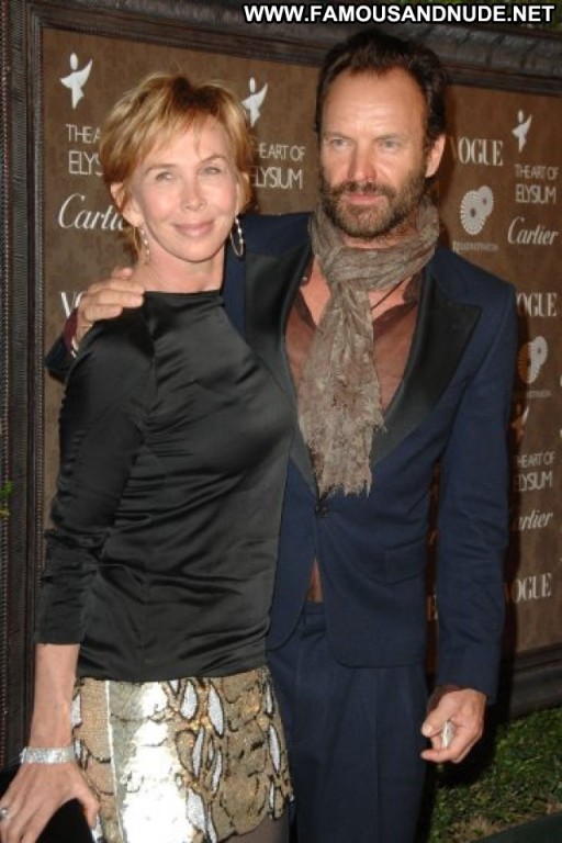 Trudie Styler Straight Beautiful Posing Hot Babe Celebrity Actress
